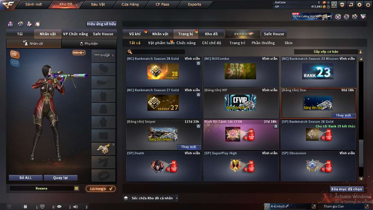 shop acc cf uy tin gia re